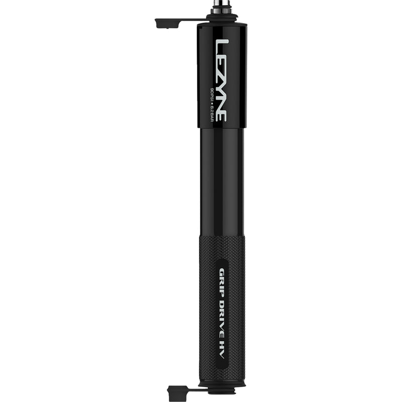 LEZYNE 3810-0150 1MPGRIPHVV1M04 Grip Drive HV Hand Pump Grip Hand Pump - High-Volume - Black - Medium