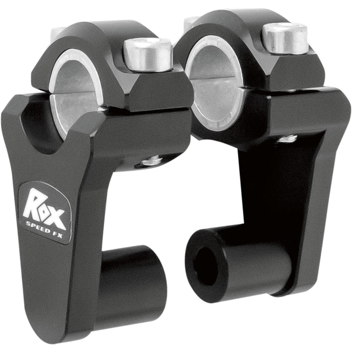 ROX SPEED FX 0602-0440 1R-P2SEK Elite Pivoting Handlebar Risers for 7/8" and 1-1/8" Handlebars Risers - Pivot - Elite - 2" - Black