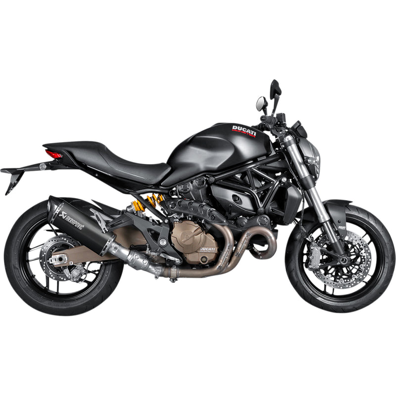 Akrapovic Slip-On Line Muffler - S-D8SO2-HRBL Ducati Monster 2014-2016
