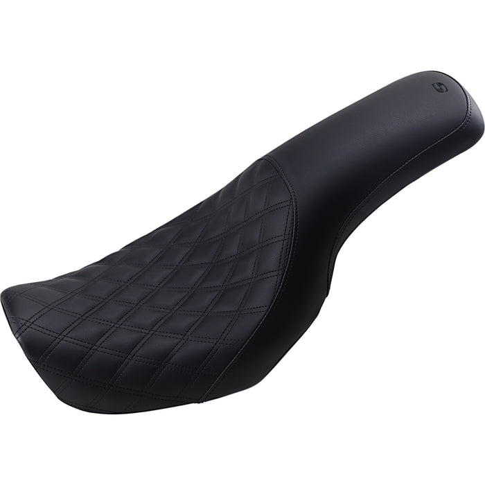 SADDLEMEN 0803-0634 806-04-149 Profiler™ Lattice Stitch Seat - Front Lattice/Rear Smooth - Black