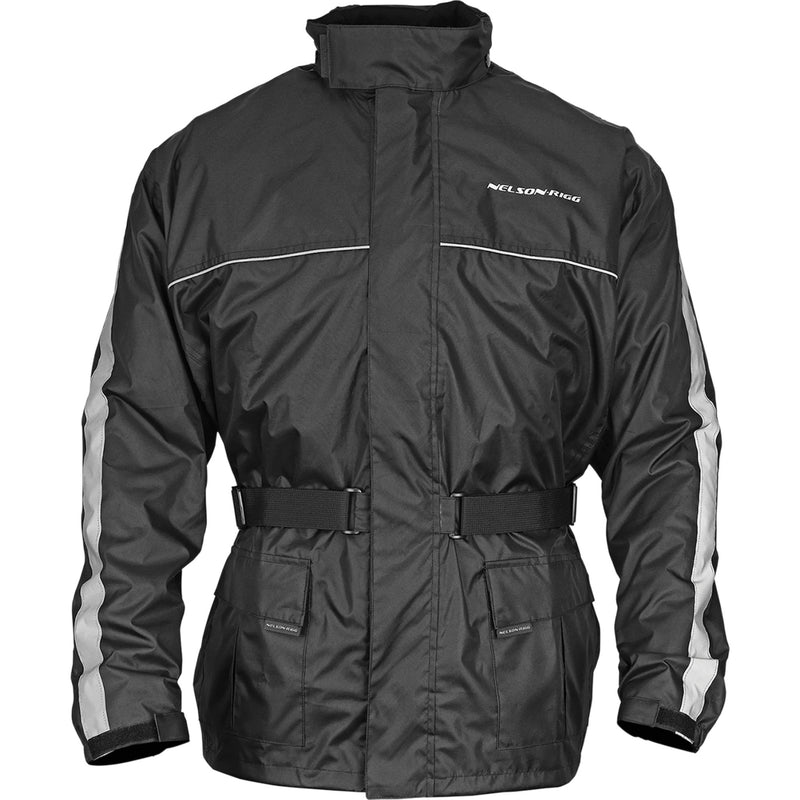 NELSON RIGG 2854-0325 SSJ-BLK-06-3XL Solo Storm Waterproof Jacket - Black - 3XL
