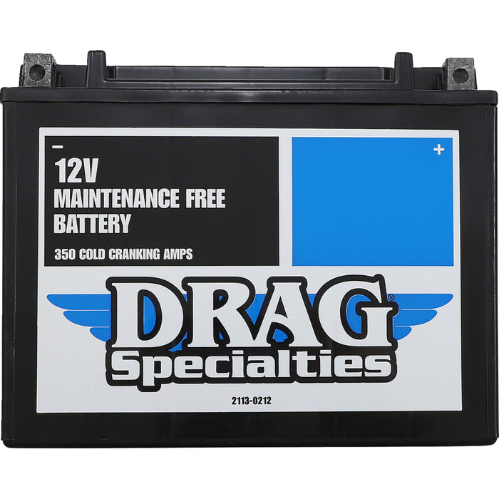 DRAG SPECIALTIES 2113-0212 AGM Maintenance-Free Battery AGM Battery - YTX24HLBS