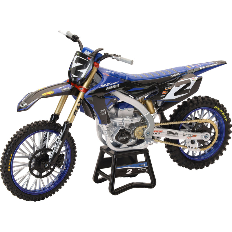 NEW RAY TOYS 7001-0103 58483 Mini Yamaha YZ450F Dirt Bike Yamaha YZ450F Dirt Bike - 1:12 Scale - Cooper Webb #2