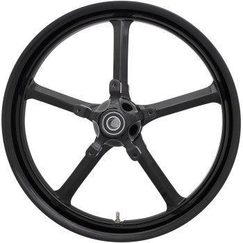 COASTAL MOTO 0201-2291 2502-ROC-213-B Rockstar Moto Forged Aluminum Front Wheel - Dual Disc/ABS - Black - 21"x3.25" - FL