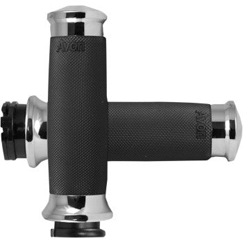 AVON GRIPS 0630-1703 CC-85-CH Custom Contour Grips - Chrome