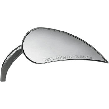 ARLEN NESS 0640-0325 13-093 Rad III Mirror - Tear Drop - Black - Right