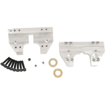 LA CHOPPERS 0602-0779 LA-7425-04 Handlebar Riser Clamp Set - 1-1/2"