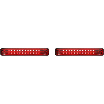 CUSTOM DYNAMICS 2040-2569 PB-SBSEQ-BCM-CR ProBEAM LED Sequential BAGZ  Saddlebag Lights - Sequential - Chrome/Red