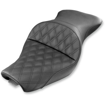 SADDLEMEN 0804-0664 807-03-029LS Explorer Seat - Lattice Stitched - XL with 4.5 Gallon Tanks