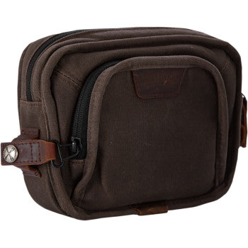 BURLY BRAND 3510-0097 B15-1012D Handlebar Bag - Dark Oak