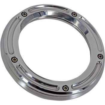 TRASK 1107-0641 TM-0040CH Assault Derby Cover - Chrome