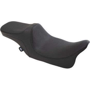 DRAG SPECIALTIES 0801-1307 Predator III 2-Up Seat - Smooth - Black - FL '99-'07