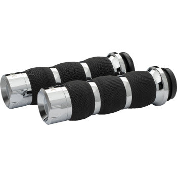 KHROME WERKS 0630-3082 500295 CUSTOM GRIPS Air Klassic w/Cable Control Throttle