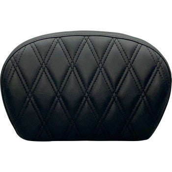 LE PERA 0801-1440 L-SBP01DD-DULL Sissy Bar Pad - Double Diamond - Dull Black