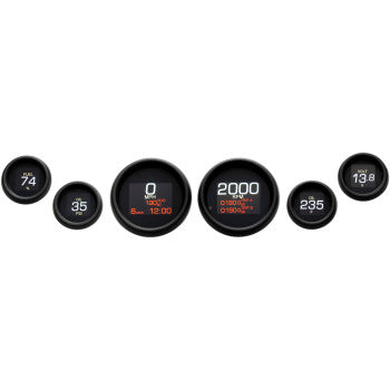 Dakota Digital Gauge Kit - MLX-8604-K For Harley Touring 2004-2013