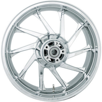 COASTAL MOTO 0202-2185 3D-HUR185CHABST Hurricane Precision Cast 3D Rear Wheel - Single Disc/ABS - Chrome - 18"x5.50"