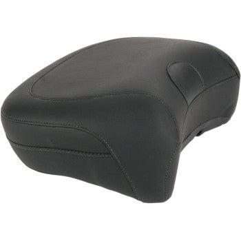 MUSTANG 0805-0031 79110 Wide Rear Seat - Vintage - Black - Smooth - FLHT/FLTR