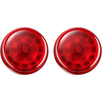 CUSTOM DYNAMICS 2020-1673 PB-R-1156 ProBEAM Bullet Turn Signal Insert - 1156 - Red