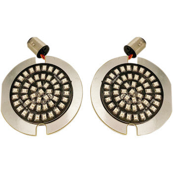 DRAG SPECIALTIES 2020-1812 LED Flat-Style Turn Signal Insert - Red