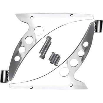COVINGTONS 2330-0164 C0049-C Engine Guard Bracket Eliminator/ Fairing Support Bracket - Chrome - FLTR