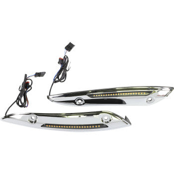 (OPEN BOX) Custom Dynamics Windshield Trim - CD-RG-WT-AW2-C For Harley Road Glide 2015-2025