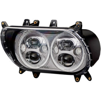 CUSTOM DYNAMICS 2001-1545 CDTB-RG-15-C TruBEAM® LED Headlamp Headlight 15-21 FLTR - Chrome