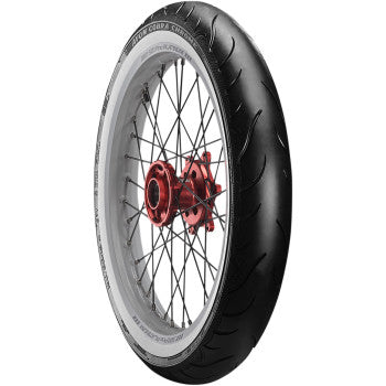 AVON 0305-0628 2120094 Cobra Chrome Reinforced Tire - AV91 - 120/70-21 - Whitewall