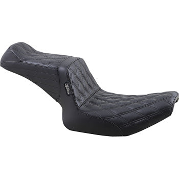 LE PERA 0805-0146 L-588DD Tailwhip Seat - Double Diamond - Black - FXR '82-'94