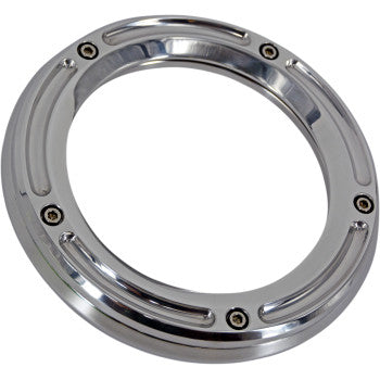 TRASK 1107-0684 TM-0042CH Assault Derby Cover - Chrome