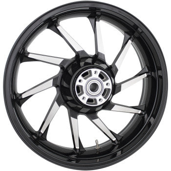 COASTAL MOTO 0202-2160 3D-HUR185BC Hurricane Precision Cast 3D Rear Wheel - Single Disc/No ABS - Black - 18"x5.50" - '09+ FL