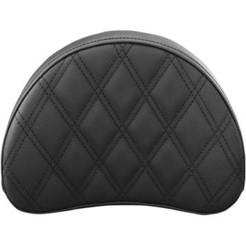 SADDLEMEN 0822-0327 051343 Lattice Stitched Sissy Bar Pad - Black