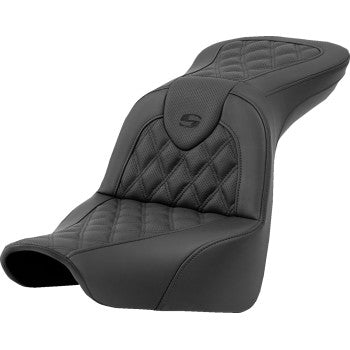 SADDLEMEN 0802-1565 818-29-182 Roadsofa™ Lattice Stitch Seat - without Backrest - FXLR/FLSB '18-'23