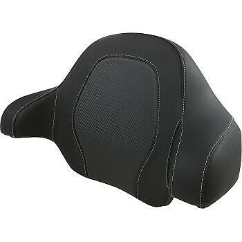 SADDLEMEN 0801-1362 814-07-TPACK-CF Tour Pak® Backrest Pad - Road Sofa Seat - Black - Carbon Fiber FL '14-'24