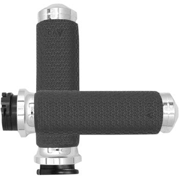 AVON GRIPS 0630-1881 MF-63A-CH Vibration Dampening Memory Foam Grips - Medium - Chrome