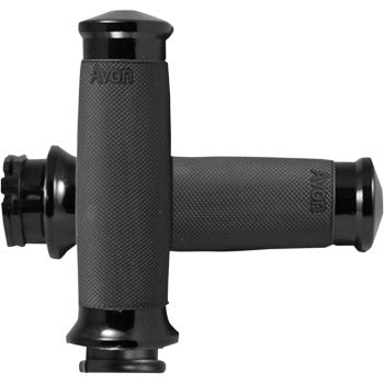AVON GRIPS 0630-1705 CC-86-ANO Custom Contour Grips - Black