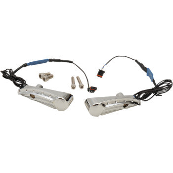 COVINGTONS 2020-1291 C1300-C Turn Signals FLTR - Dimpled - Chrome