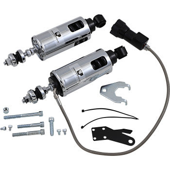 PROGRESSIVE SUSPENSION 1310-0853 422-4102C 422 Series Shocks with Remote Adjustable Preload - Chrome