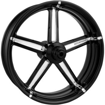 PERFORMANCE MACHINE (PM) 0202-2097 12697814FRMBMP One-Piece Aluminum Wheel — Formula - Single Disc - Rear - Platinum Cut™ - 18"x5.50" - With ABS - '09+ FL