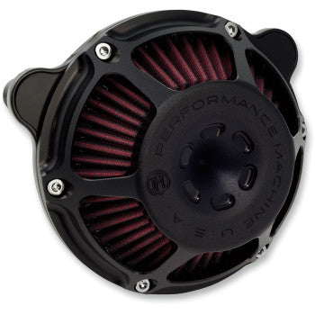 PERFORMANCE MACHINE (PM) 1010-2675 0206-2141-SMB Max HP Air Cleaner - Black Ops - M8