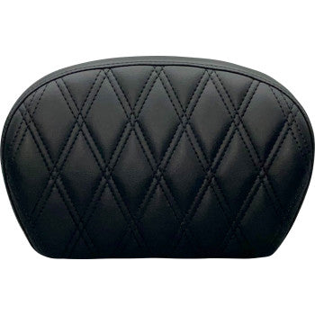 LE PERA 0801-1442 L-SBP01DM-DULL Sissy Bar Pad - Single Diamond - Dull Black