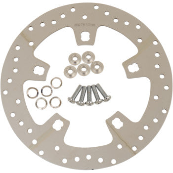 DRAG SPECIALTIES 1710-3409 Custom Front Brake Rotors - 11.5" - Polished