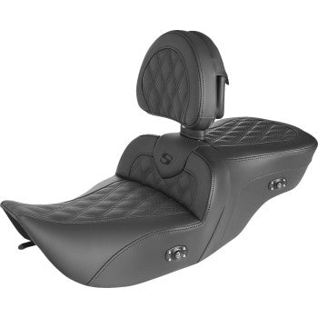 Saddlemen Roadsofa™ Seat - 897-06-182BRHC For Harley Touring 1997-2007