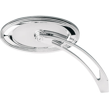 ARLEN NESS 0640-0028 13-044 Chrome Alternative Oval Stepped Mirror