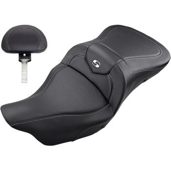 Saddlemen Roadsofa™ Seat - 808-07B-185BRHC For Harley Touring 2008-2025