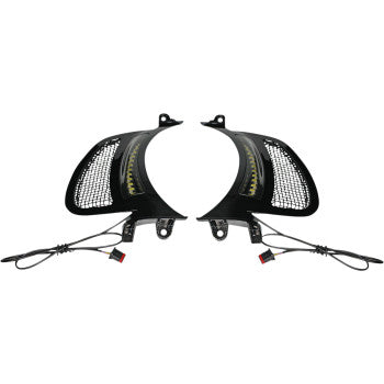 Custom Dynamics Vent Insert - CD-RG-V-AW2-BB For Harley Road Glide 2015-2025