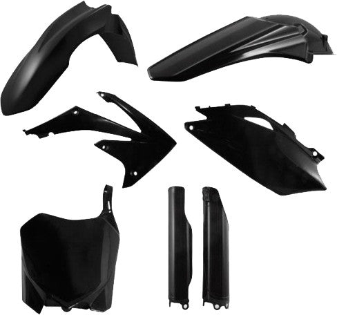 Acerbis Plastic Kit Black - 2198000001 Honda CRF450R / CRF250R 2009-2013