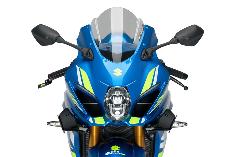Puig Hi-Tech Parts Sport Side Spoilers Black - 9738N Suzuki 1000R 2017-2025
