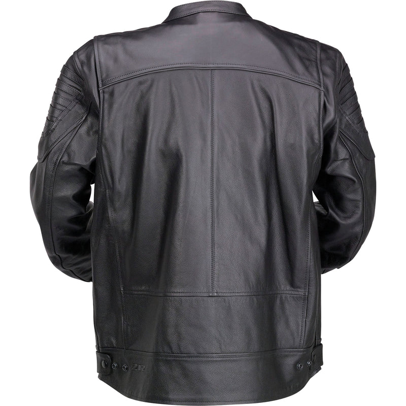 Z1R Widower Leather Jacket Black