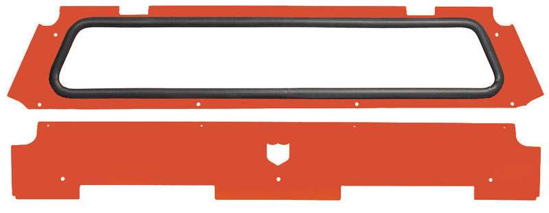 Pro Armor Rear Windshield Orange Rust Metallic - P144W461ORM Polaris RZR 2014-2022