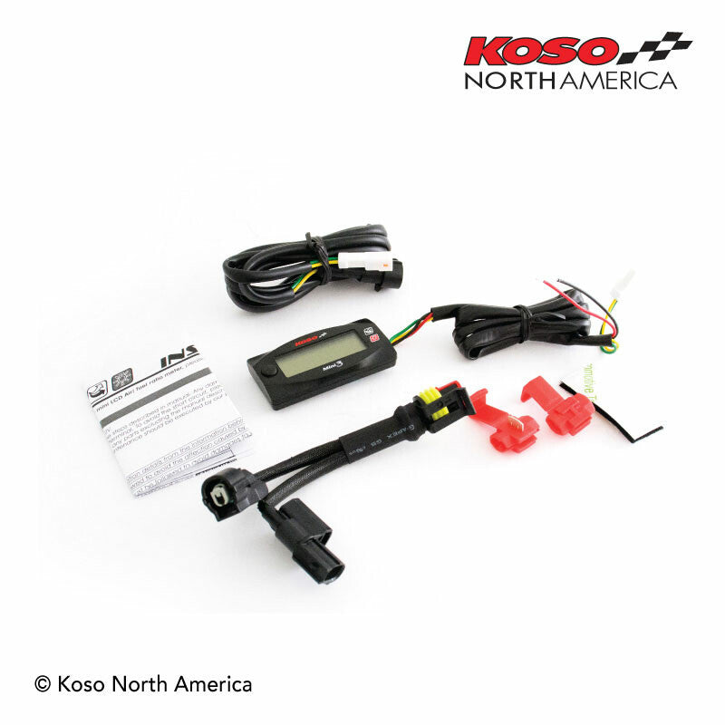 Koso North America Honda Grom Mini 3 Air Fuel Ratio Gauge - BA003214 Honda Grom 2014-2015